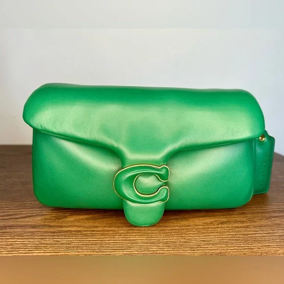 Coach Pillow Tabby Shoulder Bag 26 in Green - Picture 2 of 11